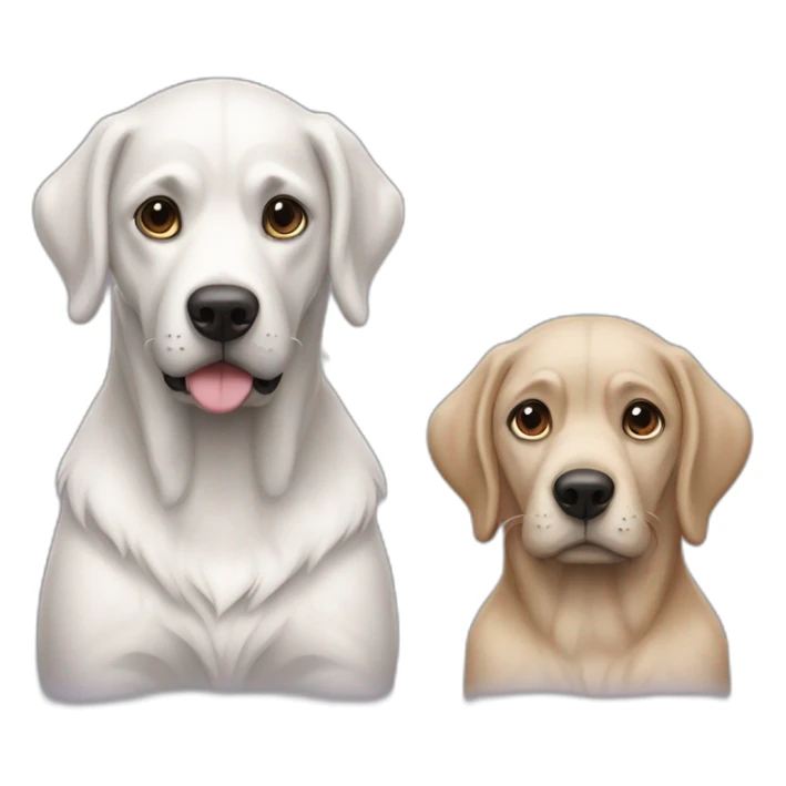 Dalmatiner next to each other brlw sticker