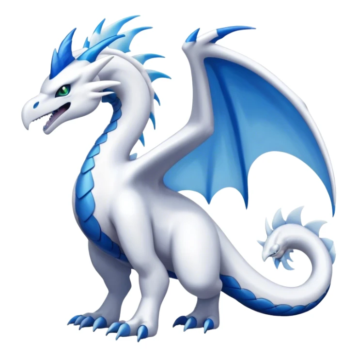 Kyurem-reshiram-Lugia-hybrid, full body sticker