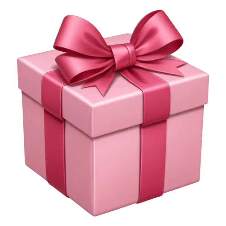 gift box red with pink pale satin bow

 sticker