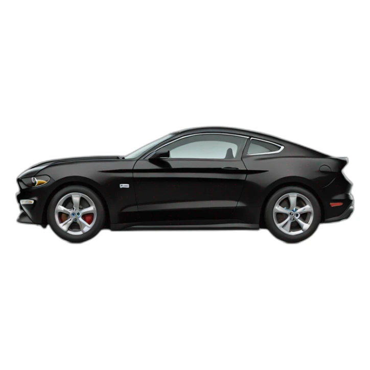 Drink arriving in A Ford Kinetic black car sticker