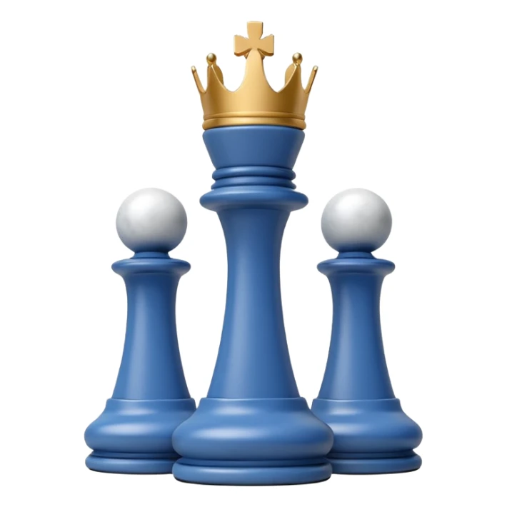 white plastic chess pieces, king, white, marble sticker