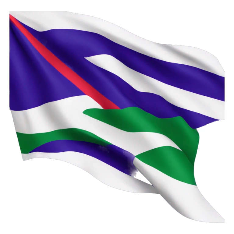 Flag of Gambia but the blue is purple sticker