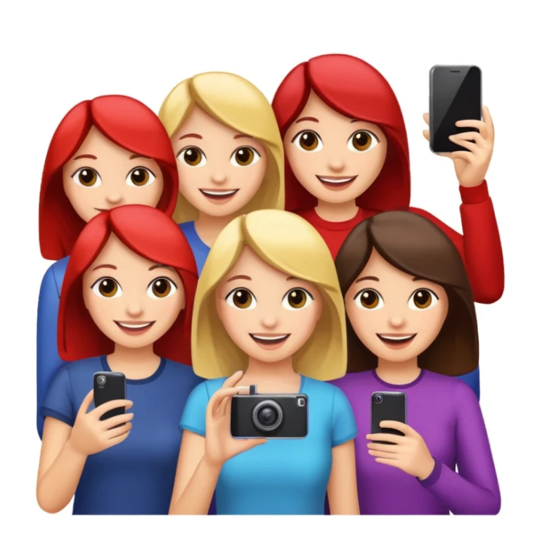 girls taking photo in club background sticker