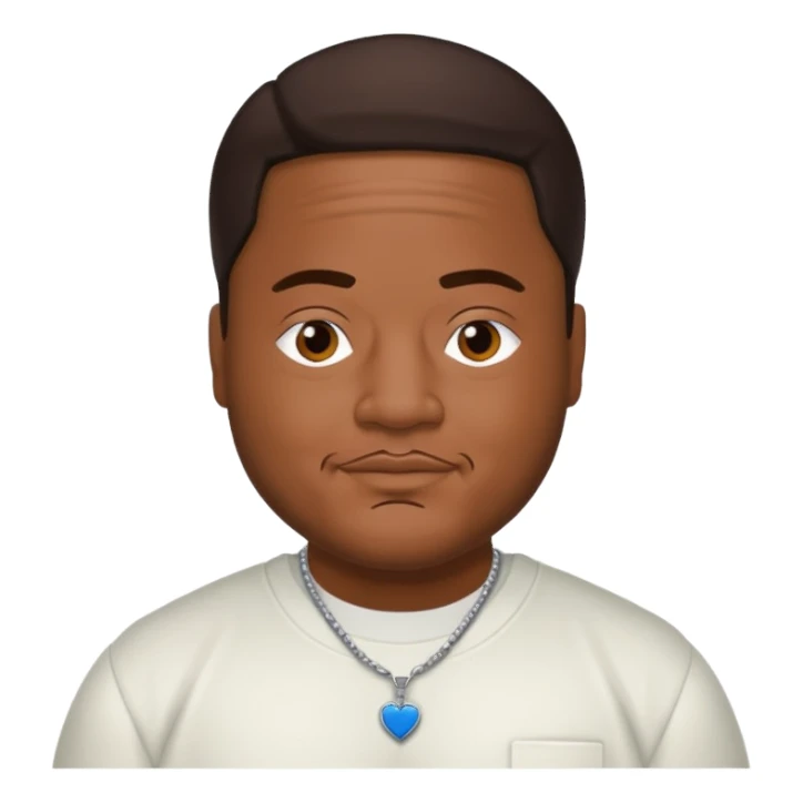 Jarrell "J-Boog" Houston Sr with dark brown hair sticker