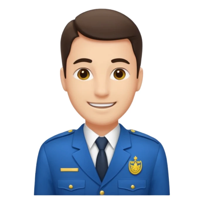 Je veux un réceptionniste d"hotel élégant masculin sticker