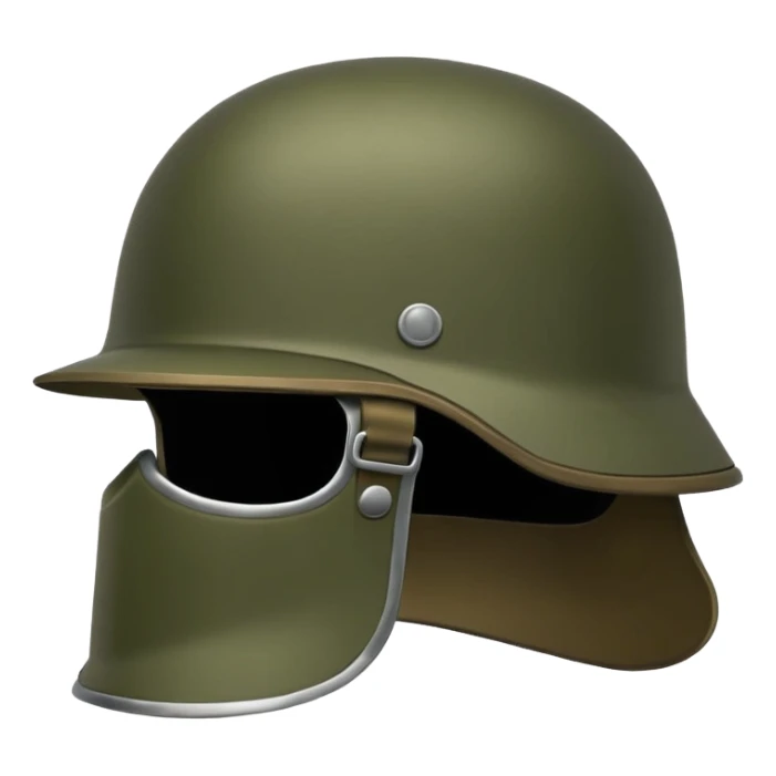 military simple helmet sticker