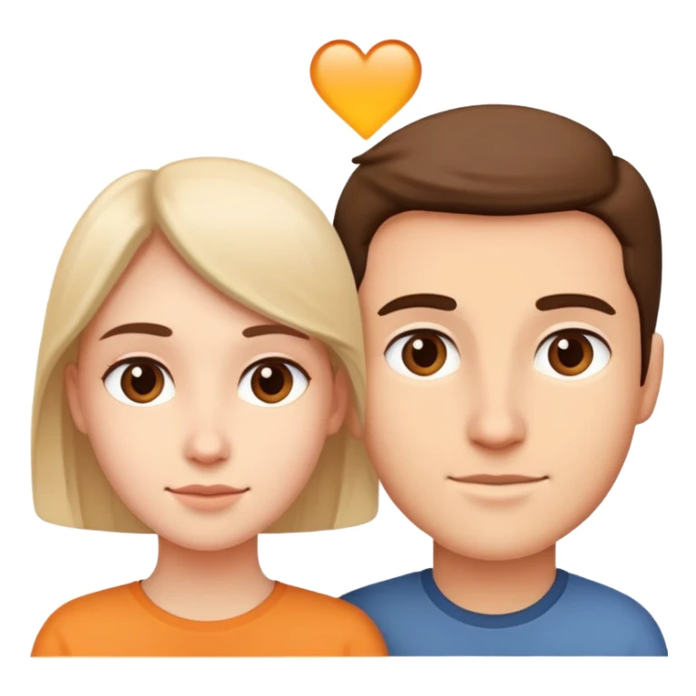 Two people gradually moving closer, showing progression of trust building sticker