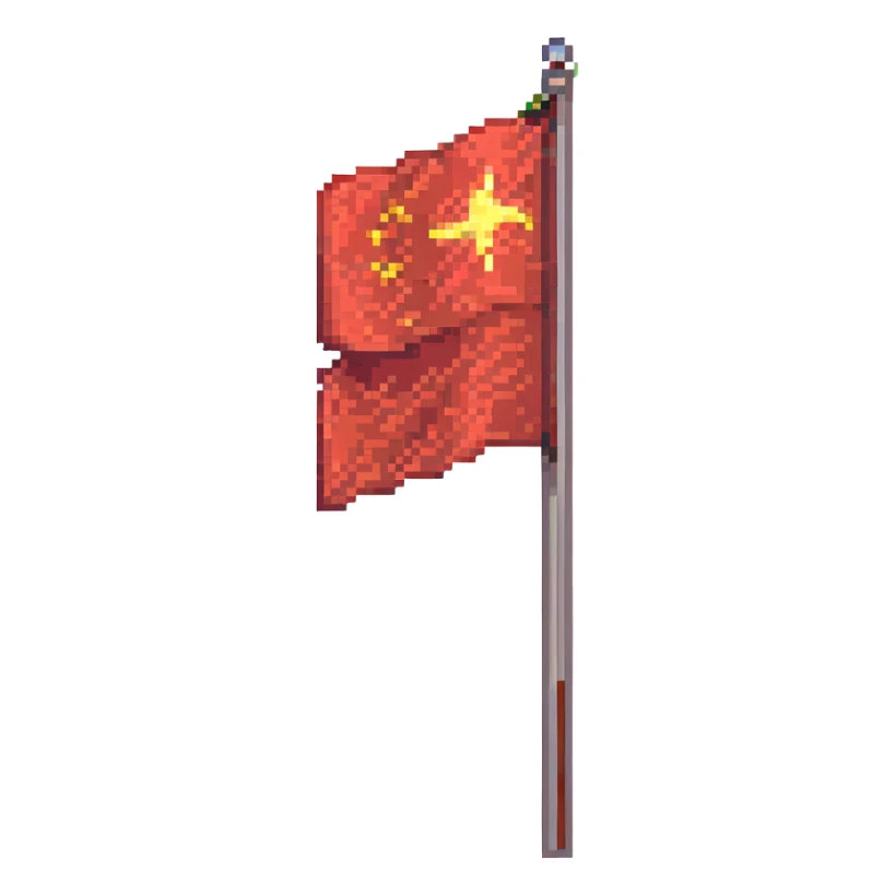red flag sticker