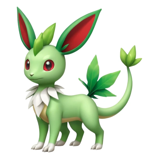 Shiny Flygon-Leafeon-Shaymin-hybrid, full body sticker