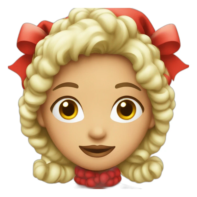 christmas girl from laptop sticker