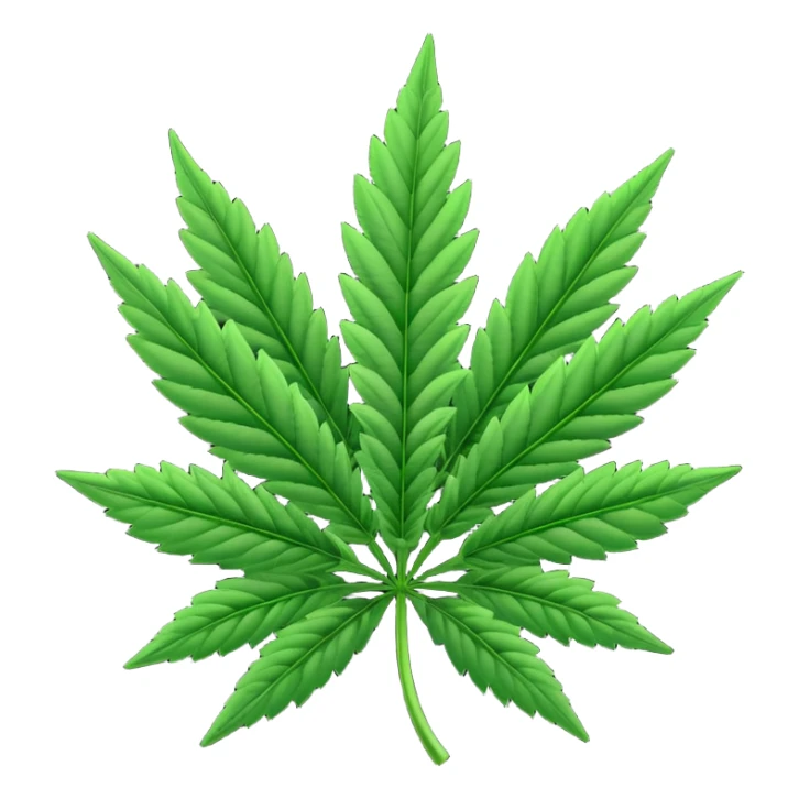 Marijuana plant emblem with 420 in the middle sticker
