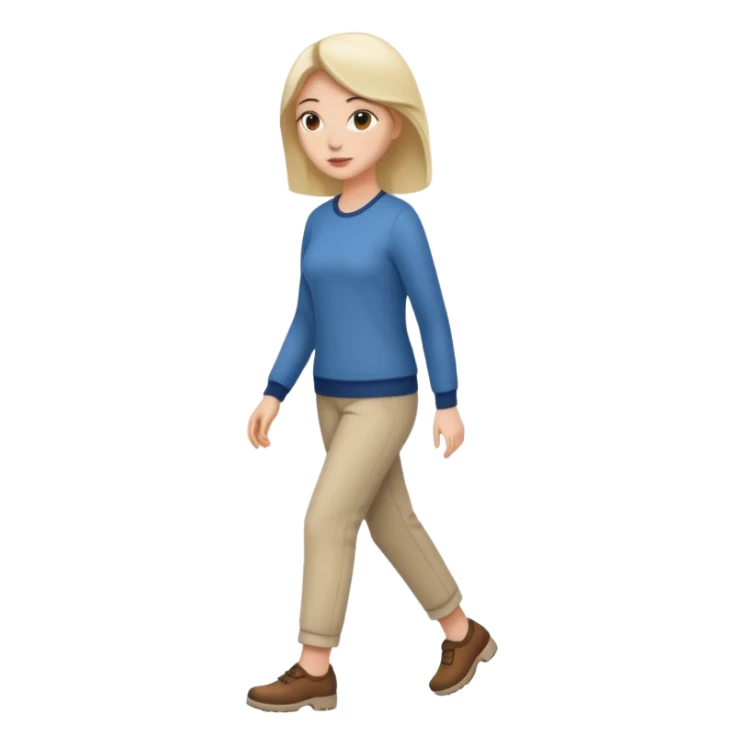 women walking full body sticker