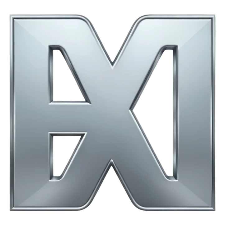 two letters beside eachother the first one says N and the second says O sticker