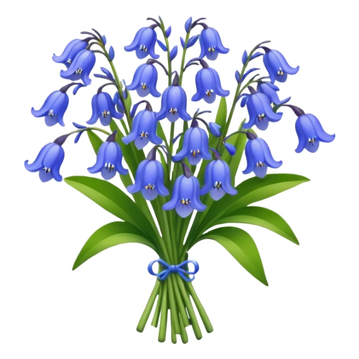 bouquet of bluebells sticker