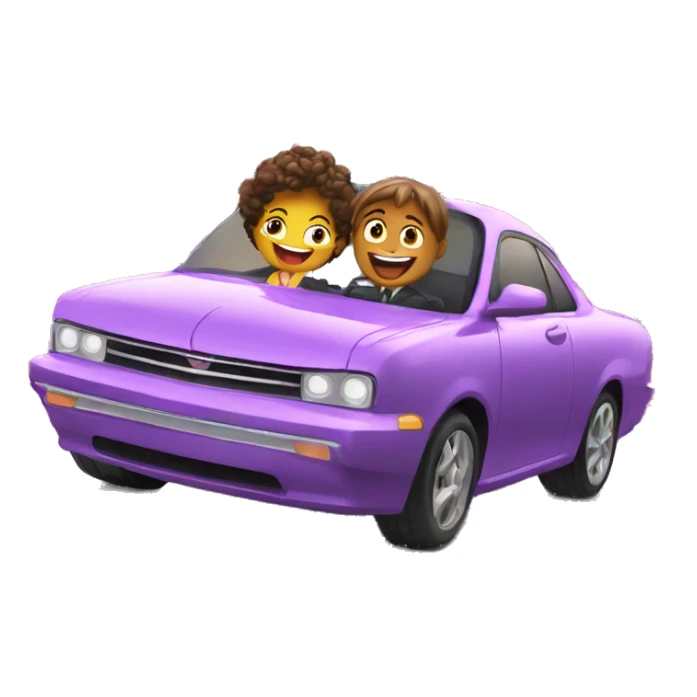 dashing cars ride in amusement park sticker