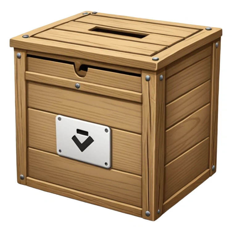 Caja de votos sticker