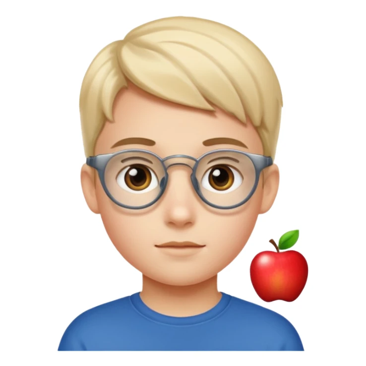 gen z kid with apple vision pro on sticker