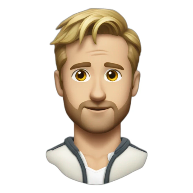 Ryan Gosling from the movie Drive sticker