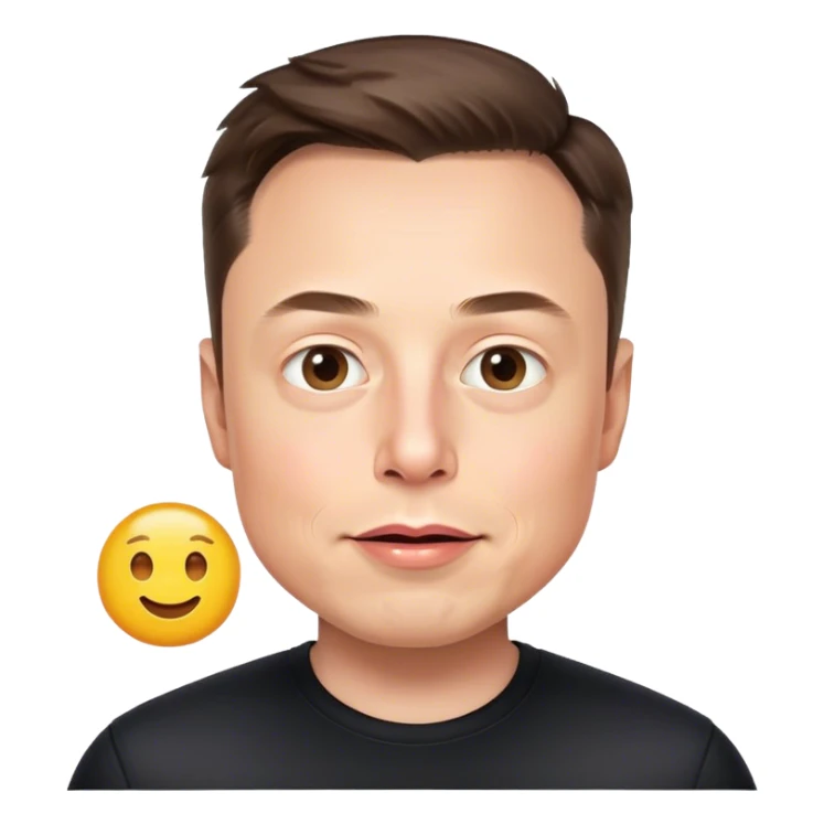 elon musk emoji sticker