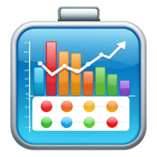 data analyze report chart no technology sticker