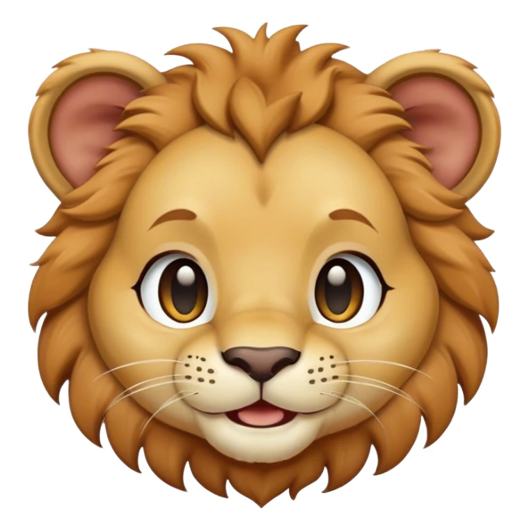 Very cute,happy baby Lion  sticker