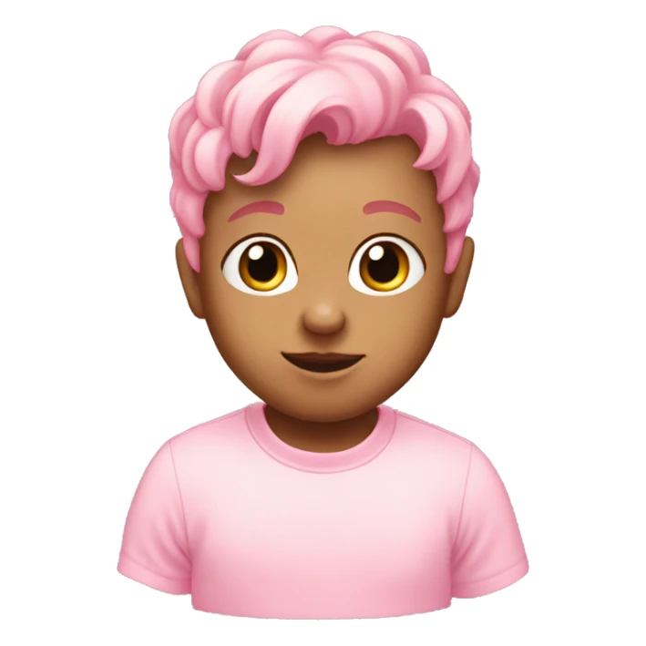 babypink heart sticker