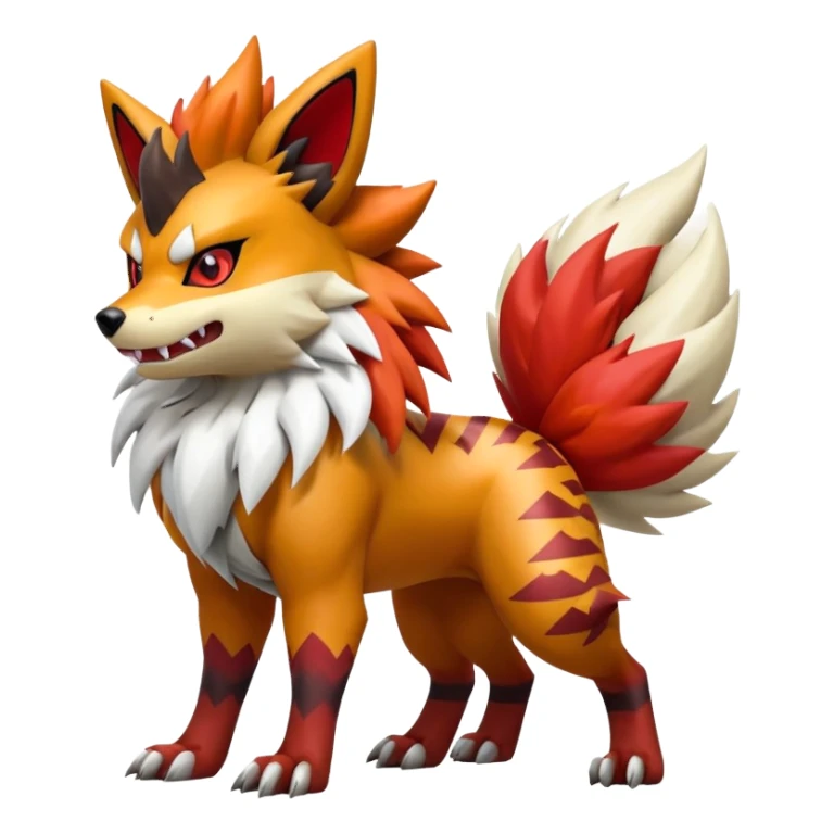 Shiny Zigzagoon-Arcanine-Zorua-Zangoose-Hybrid (Full body) sticker