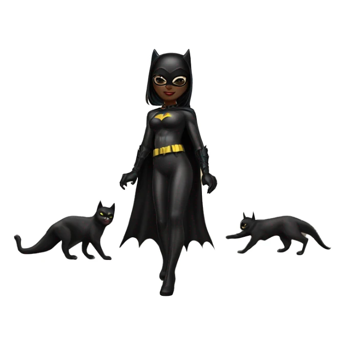 Batman love african american  catwoman sfw sticker