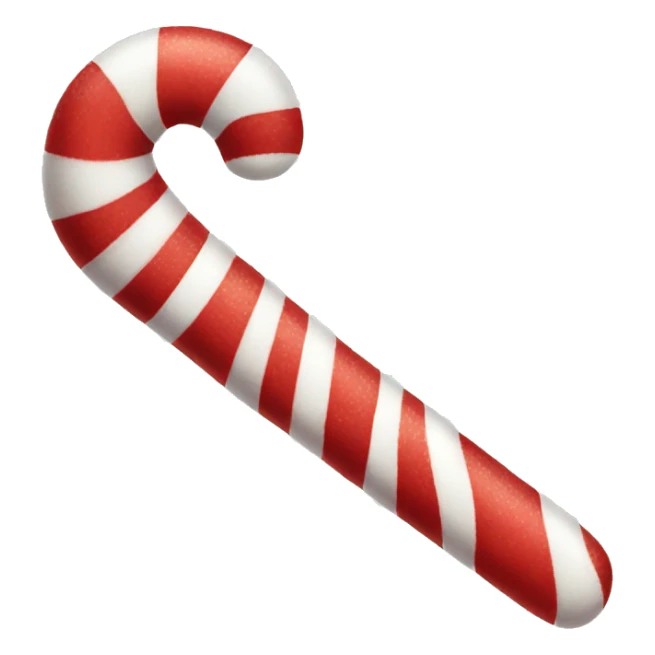 Candy cane sticker