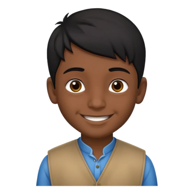 Rare indian boy sticker