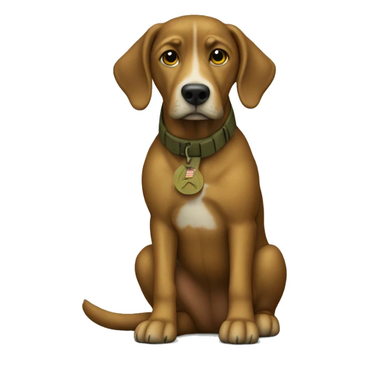 dog in the vietnam war sticker