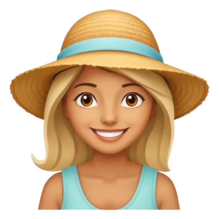 Coastal Town woman sticker