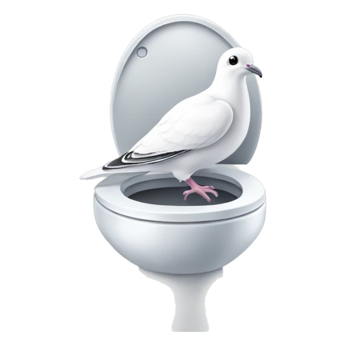 dove on toilet sticker