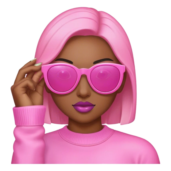 🕶️ - matrix Pink sunglasses (Neo's iconic look) sticker