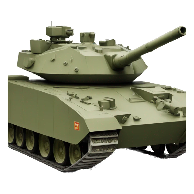 Military tank sticker