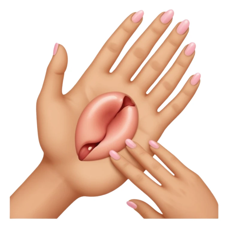 vagina with finger touching it sticker