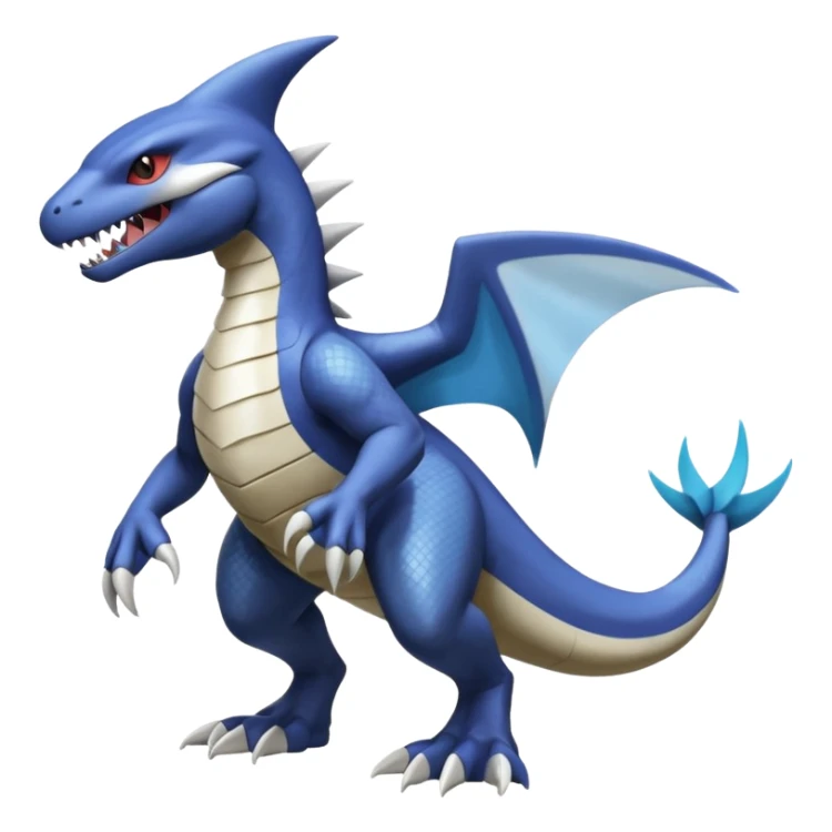 Shiny Koraidon-Latios-Marowak-Garchomp-Fakémon-hybrid-creature (full body)  sticker