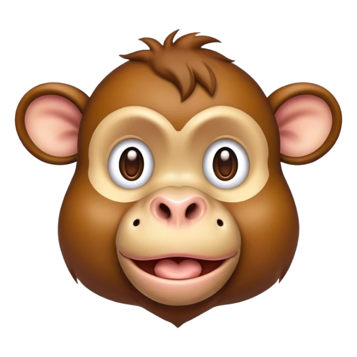 Cow monkey  sticker