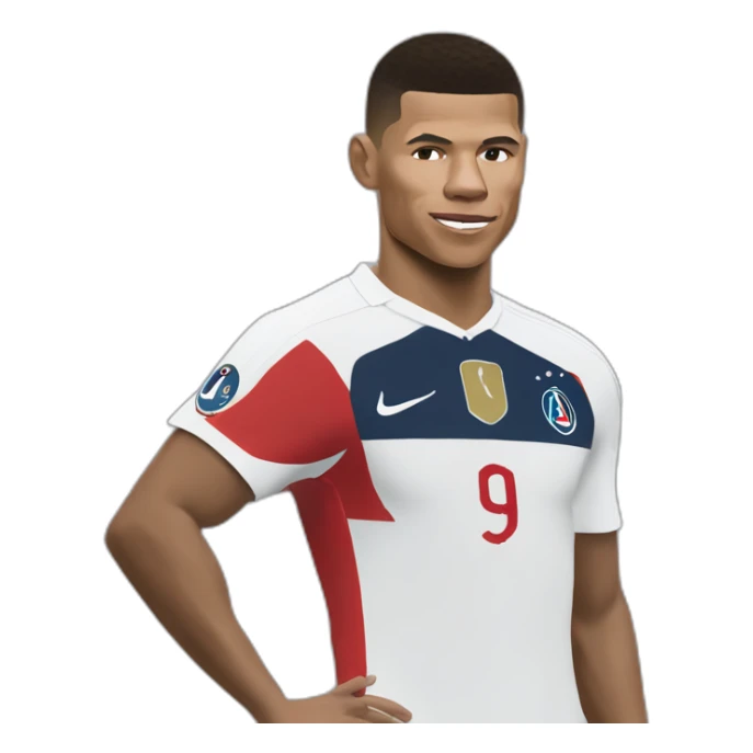 Kylian Mbappé love Cristiano Ronaldo sticker