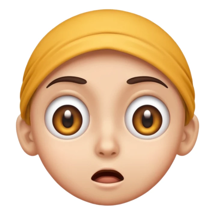 Jaw drop in love emoji sticker