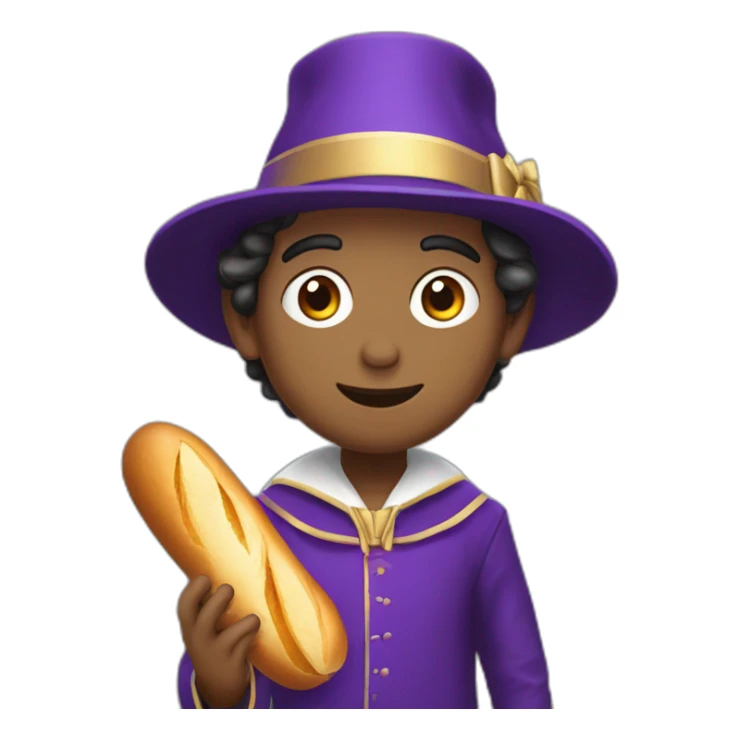 Un jeune magicien avec une baguette magique sticker