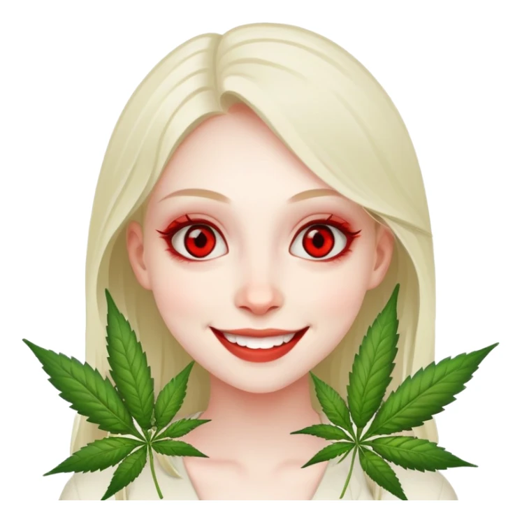 girl under the influence of weed  sticker