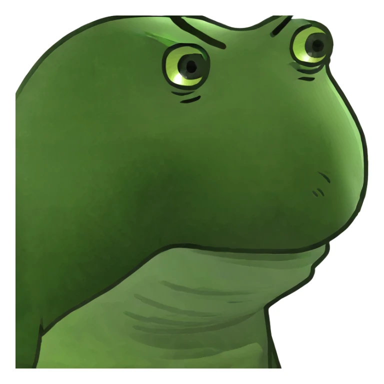 Standing in money holding up middle finger sticker