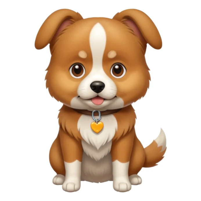 3 legged dog thats a beagle Pomeranian mix all brown sticker
