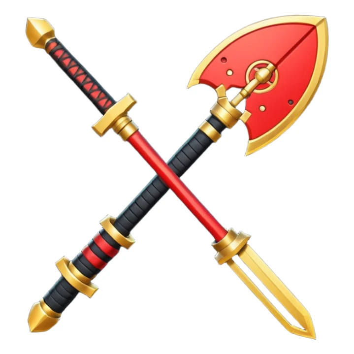 samurai themed space miner tool icon, futuristic mining tool inspired by katana, Japanese armor details, red black gold color palette, glowing energy accents, 3D cartoon, mobile game icon style, clean background, soft shadow, no text, no watermark

 sticker