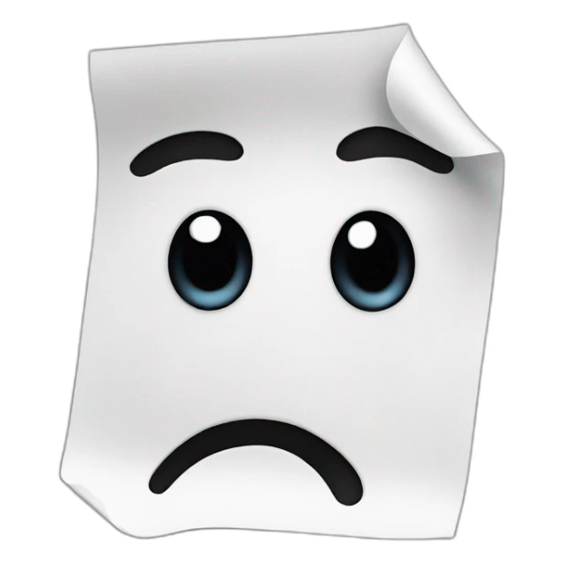 tear a piece of paper sticker