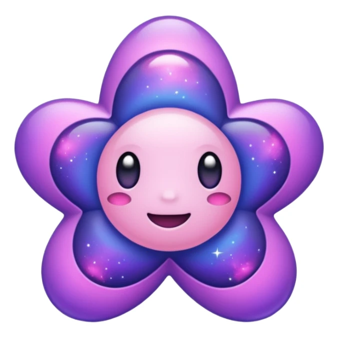 Pokemon legendary purple and pink cosmog sticker