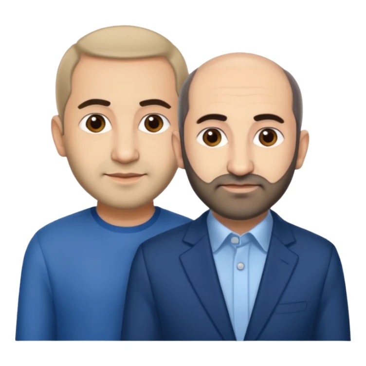 make photo Ilham Aliev and Nikol Pashinyan sticker
