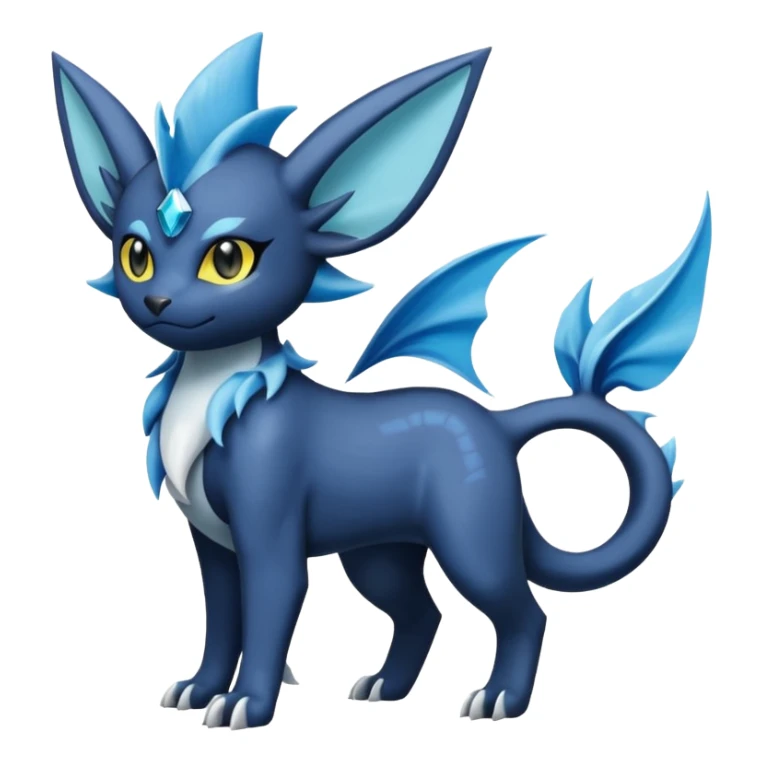 Luxray-Absol-Vaporeon-Dewott-fusion sticker