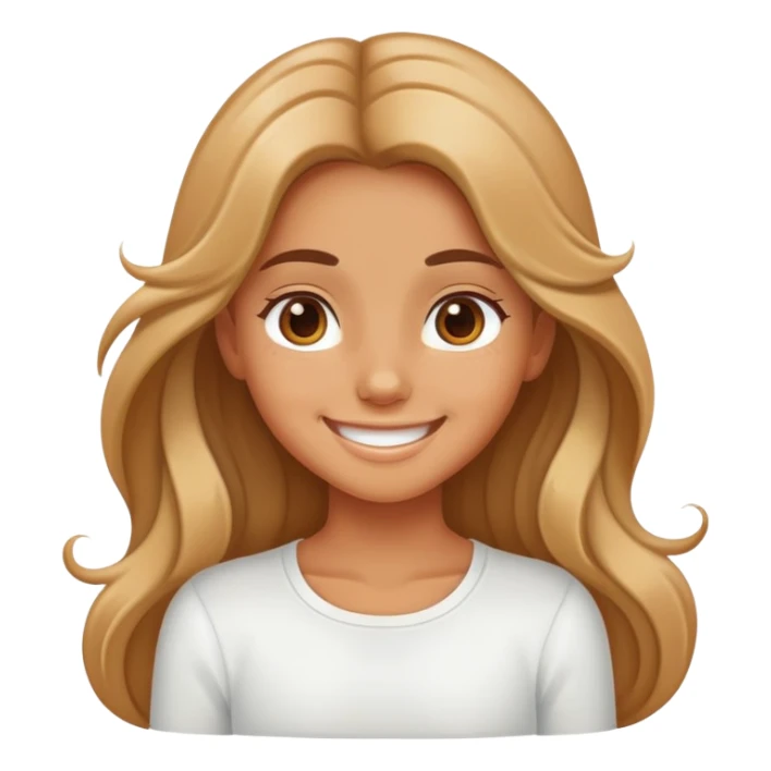 Milky tanned girl sticker